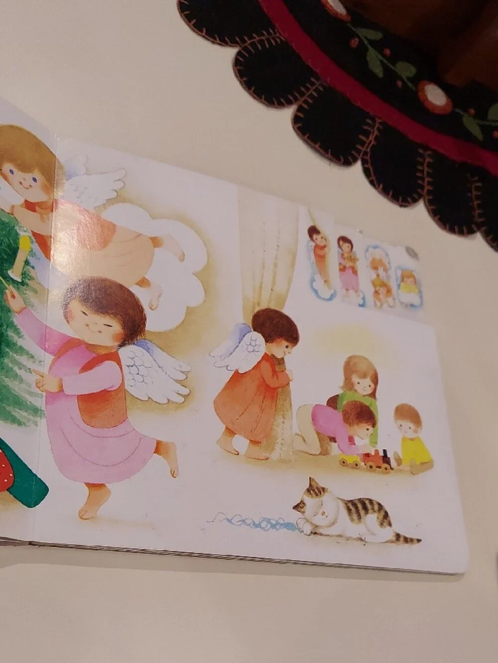 Ten Little Christmas Angels Board Book - 1991